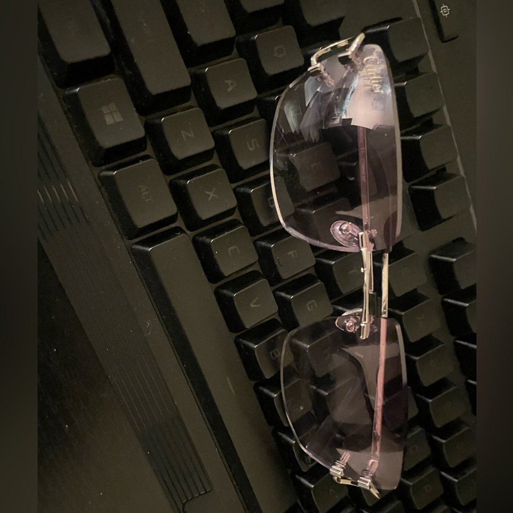 Cartier Glasses Purple tint